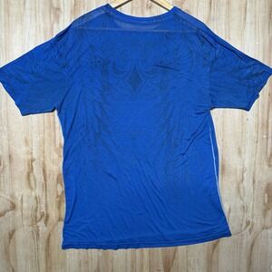 Affliction Mens Shirt XL Blue Grunge Rock Faded Distressed‎ Y2K 2000s